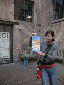 poster bij de eci cultuurfabriek